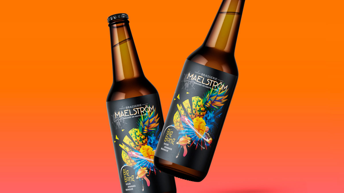 ABACA STUDIO - BRASSERIE MAELSTROM - Biere Big Bang 1