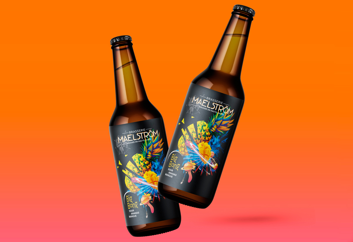 ABACA STUDIO - BRASSERIE MAELSTROM - Biere Big Bang 1