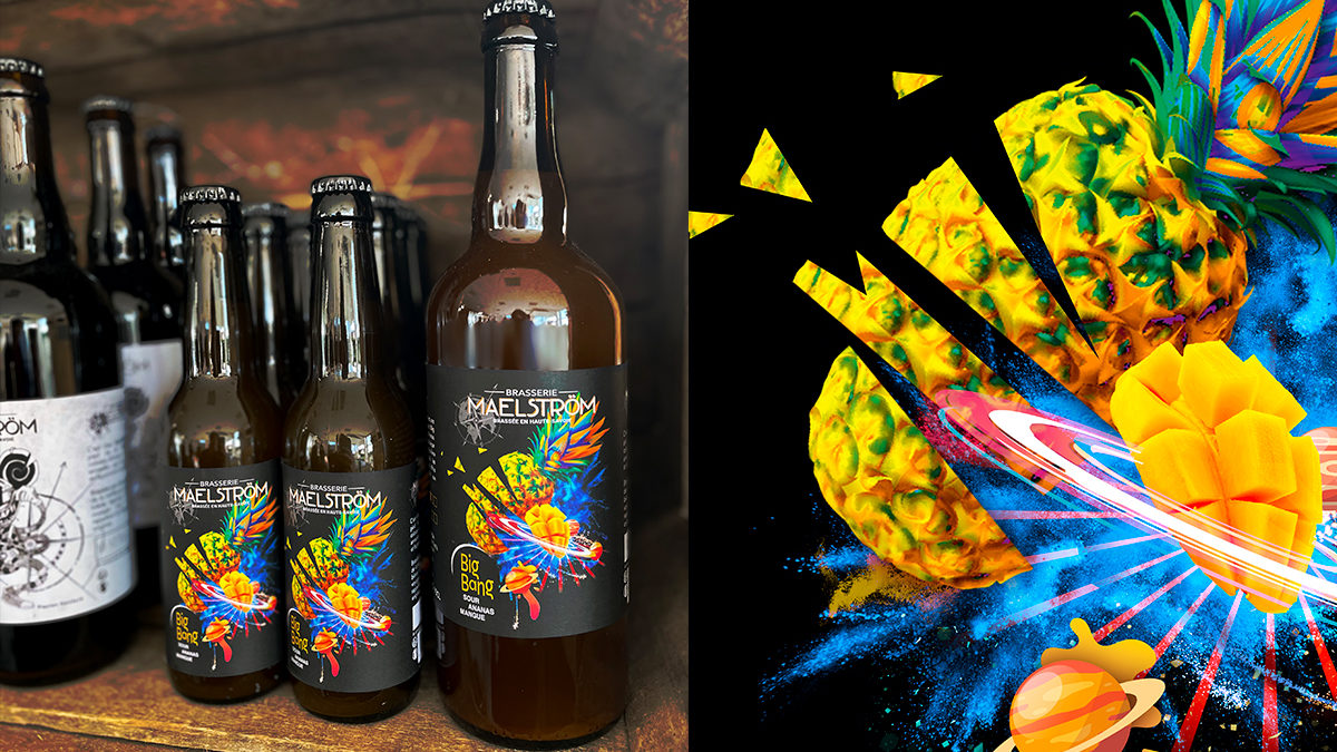 ABACA STUDIO - BRASSERIE MAELSTROM - Biere Big Bang 2