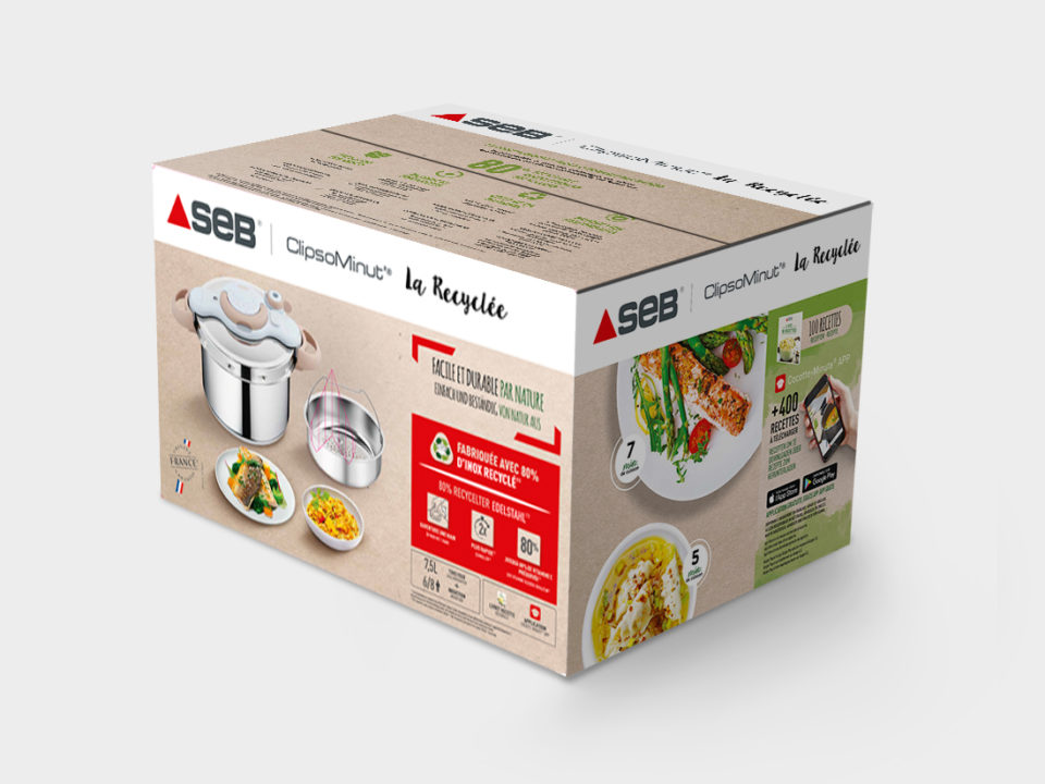 ABACA STUDIO - SEB - packaging La Recyclée