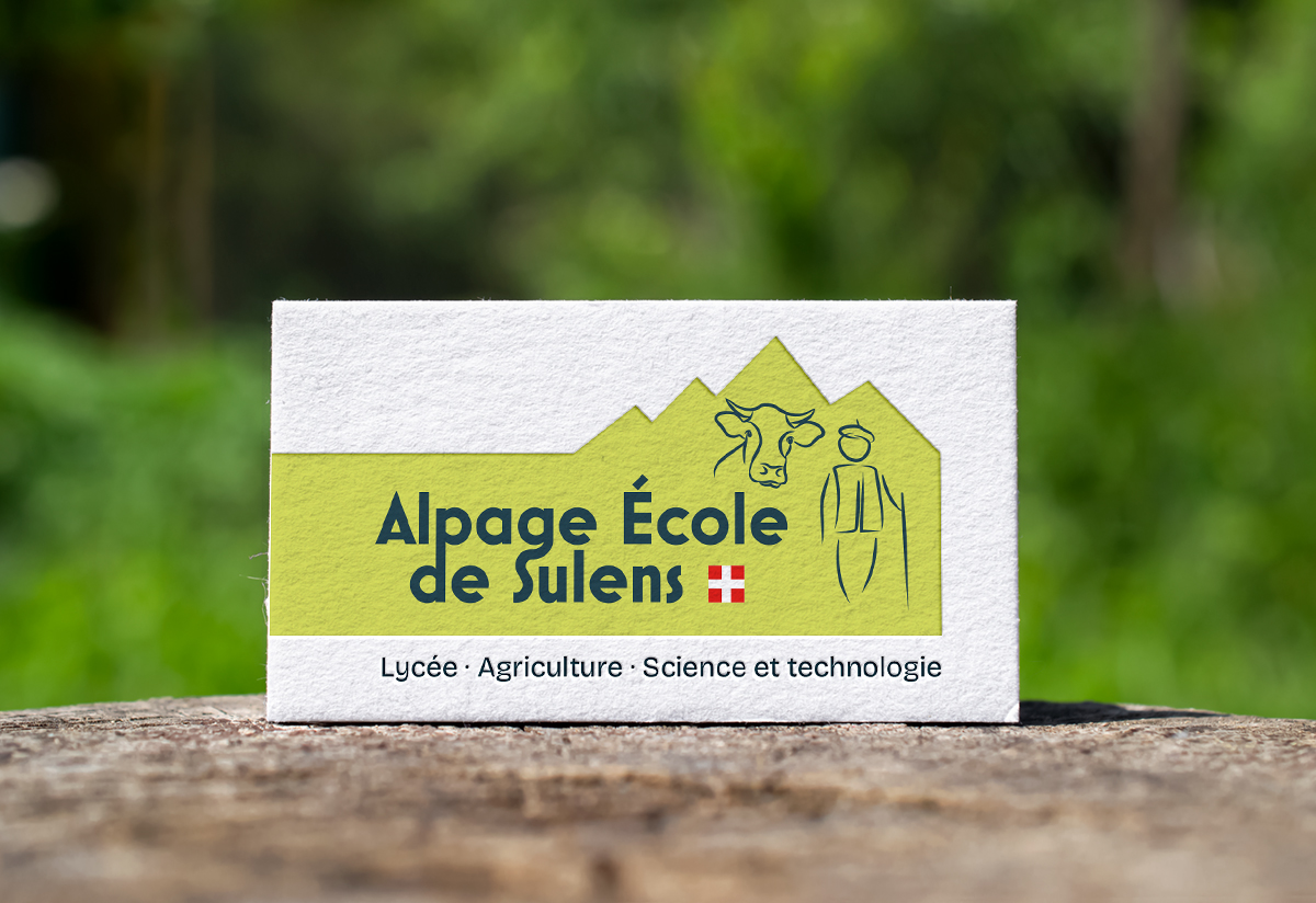 Abaca - Alpage-Ecole - Identité Graphique - carte de visite