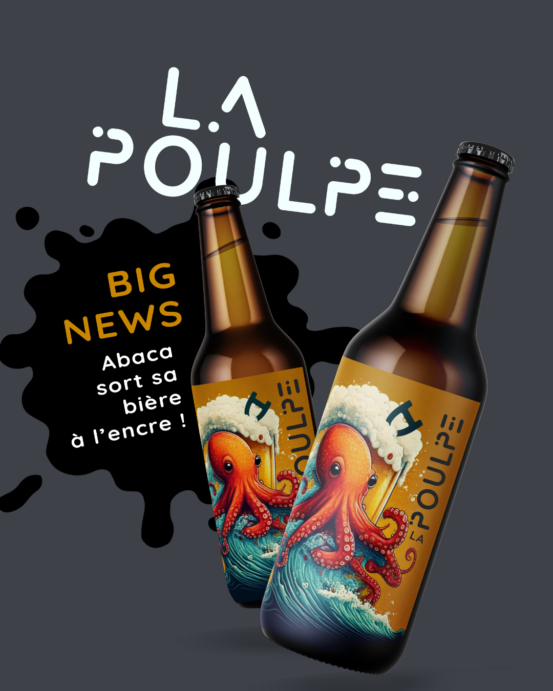 abaca studio - La bière la poulpe